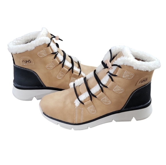 Ryka Shoes - Ryka Ankle Boot W/ Faux Fur Trim